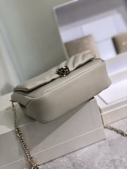 Kitlife Bvlgari Cabochon Mini Gray Bag - 17x11x5 cm - 6