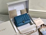 Kitlife Bvlgari Cabochon Mini Blue Bag - 17x11x5 cm - 1