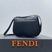 Kitlife Fendi bag C’mon Medium Dove-Black smooth leather - 25 x 20 x 7 cm - 3