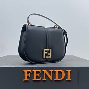 Kitlife Fendi bag C’mon Medium Dove-Black smooth leather - 25 x 20 x 7 cm - 2