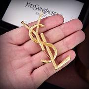 Kitlife Saint Laurent brooch - Gold Brooches  - 3