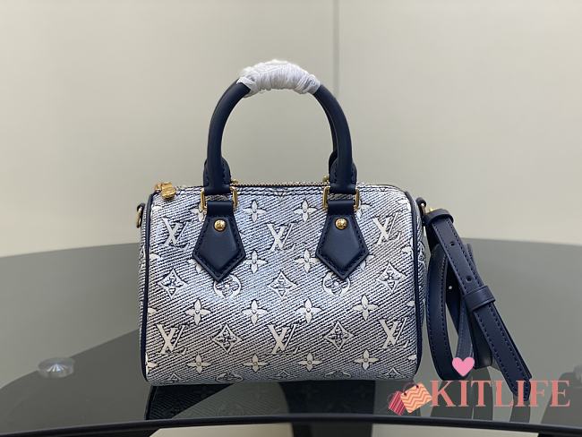 Kitlife Louis Vuitton Speedy Bandoulière 20 Blue - 20.5 x 13.5 x 12 cm - 1