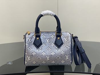 Kitlife Louis Vuitton Speedy Bandoulière 20 Blue - 20.5 x 13.5 x 12 cm