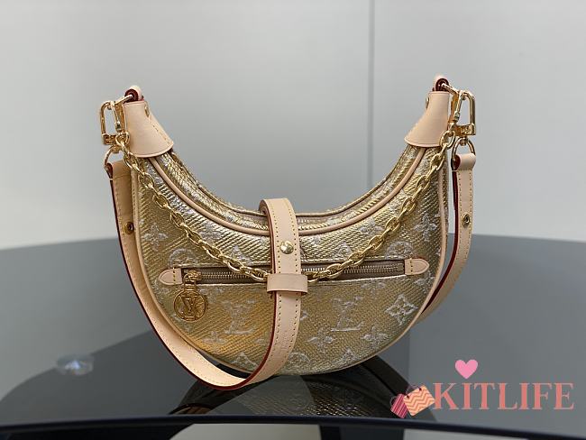 Kitlife Louis Vuitton Loop Gold Monogram bag - 23 x 13 x 6 - 1