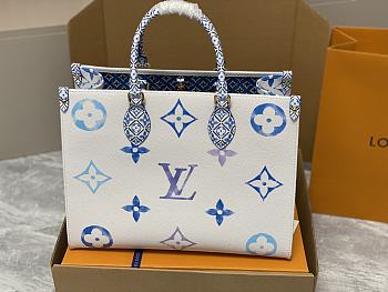 Kitlife Louis Vuitton LV By The Pool OnTheGo MM Blue - 35 x 27 x 14 cm