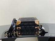 Kitlife Louis Vuitton Petite Valise Malletage Black - 22.5x17.5x11cm - 4