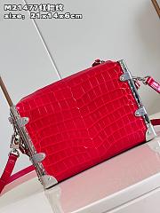 Kitlife Louis Vuitton Nicolas Ghesquière bag Side Trunk Red - 21 x 14 x 6 cm - 5