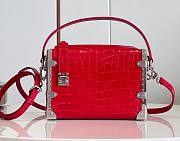 Kitlife Louis Vuitton Nicolas Ghesquière bag Side Trunk Red - 21 x 14 x 6 cm - 1