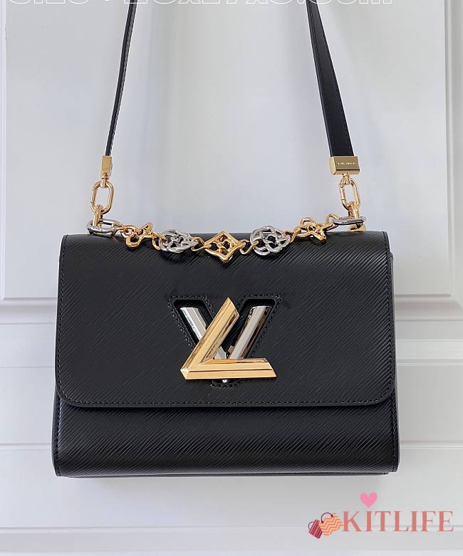 Kitlife Louis Vuitton Twist PM handbag Black - 23 x 17 x 9.5 cm - 1