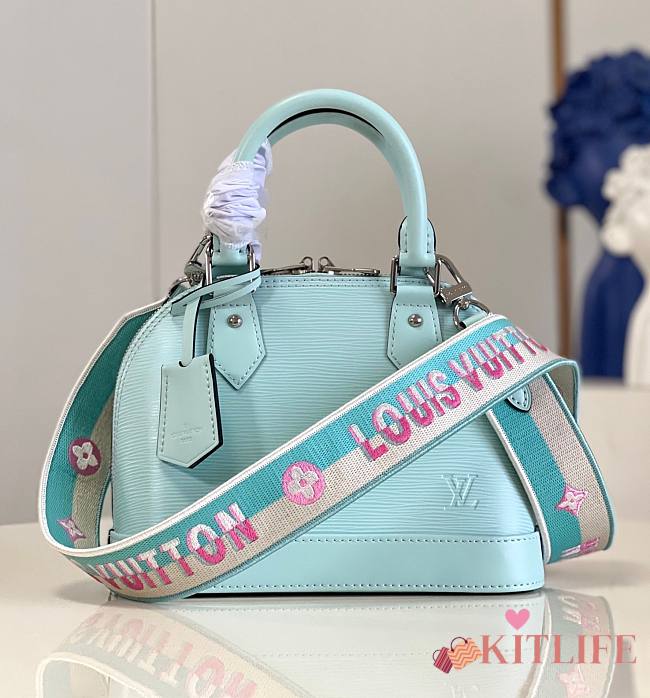 kitlife Louis Vuitton Alma BB Light Blue Bag - 23 x 17 x 11 cm - 1