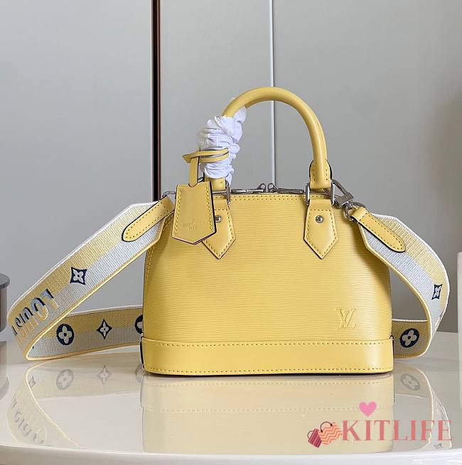 kitlife Louis Vuitton Alma BB Yellow Bag M40302 - 23 x 17 x 11 cm - 1
