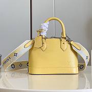 kitlife Louis Vuitton Alma BB Yellow Bag M40302 - 23 x 17 x 11 cm - 1