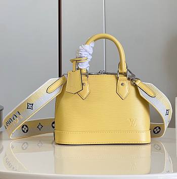 kitlife Louis Vuitton Alma BB Yellow Bag M40302 - 23 x 17 x 11 cm