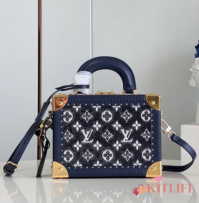 Kitlife Louis Vuitton Petite Valise Nicolas Ghesquière Blue bag - 22.5 x 17.5 x 11 cm - 1