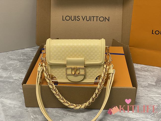 Kitlife Louis Vuitton Mini Dauphine bag Yellow - 15 x 20 x 9 cm - 1