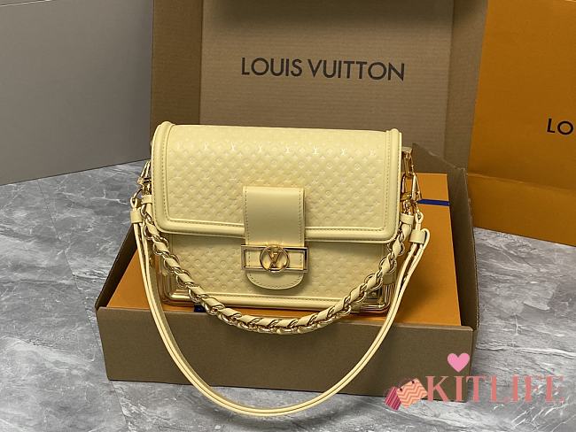 Kitlife Louis Vuitton Mini Dauphine bag Yellow - 17 x 25 x 10.5 cm - 1