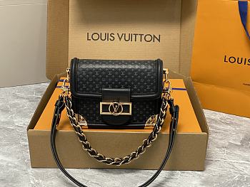 Kitlife Louis Vuitton Mini Dauphine bag Black - 15 x 20 x 9 cm