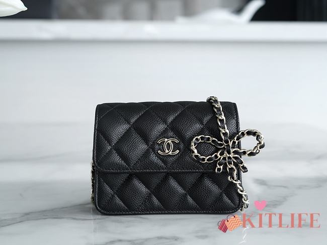 Kitlife Chanel Mini Flap bag Black SS 2023 - 13 x 10 x 5 cm - 1