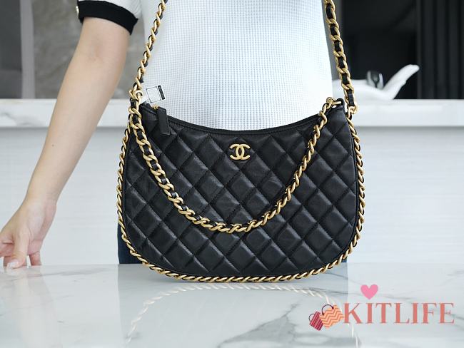 Kitlife Chanel 23B hobo Black - 18 x 29 x 2 cm - 1