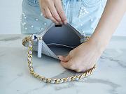 Kitlife Chanel 23B hobo Blue - 18 x 29 x 2 cm - 5