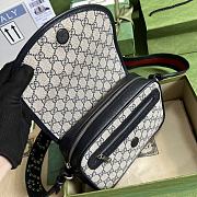 Kitlife Gucci Ophidia Mini GG Strips Shoulder Bag Ebony - 23 x 17 x 7 cm - 6