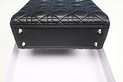 Kitlife Dior Lady Black silver hardware -  20 X 17 X 8CM - 2