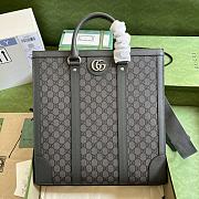 kitlife Gucci Ophidia Medium Tote Bag In Grey - 36x 39x 12 cm - 1