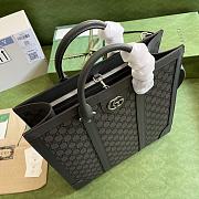 kitlife Gucci Ophidia Medium Tote Bag In Grey - 36x 39x 12 cm - 5