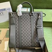 kitlife Gucci Ophidia Medium Tote Bag In Grey - 36x 39x 12 cm - 2