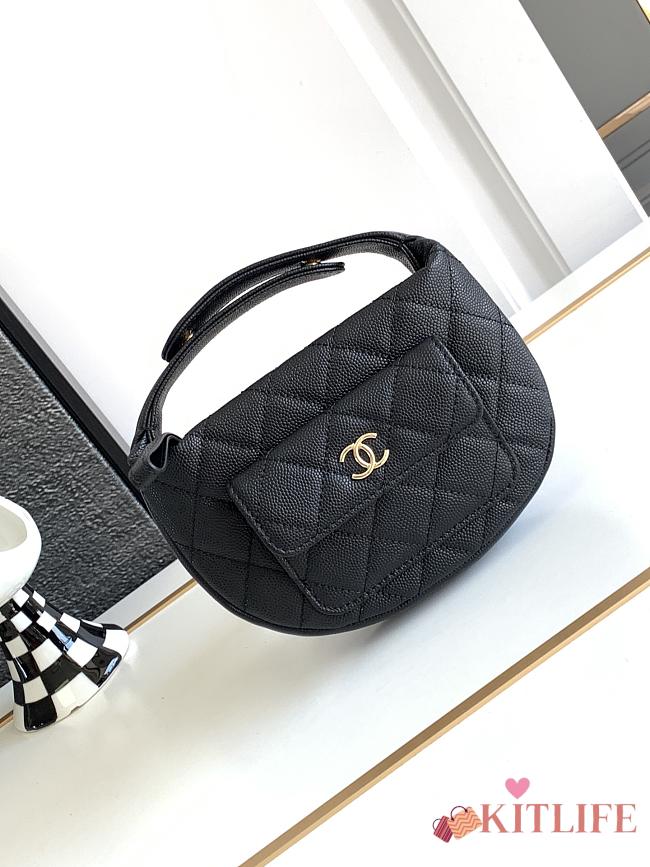 kitlife Chanel Vanity Black Caviar - 16 x 16 x 5.5 cm - 1