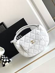 kitlife Chanel Vanity white Caviar - 16 x 16 x 5.5 cm - 1