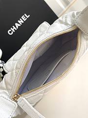 kitlife Chanel Vanity white Caviar - 16 x 16 x 5.5 cm - 4