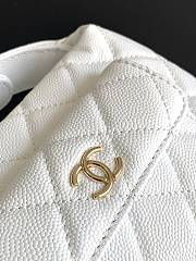 kitlife Chanel Vanity white Caviar - 16 x 16 x 5.5 cm - 3