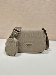 Prada Women Leather Shoulder Bag Brown - 78123215 - 24x17x9.5cm - 1