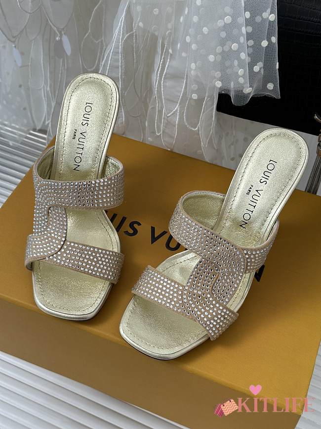 kitlife Louis Vuitton Sparkle Mule Heels 001 - 1