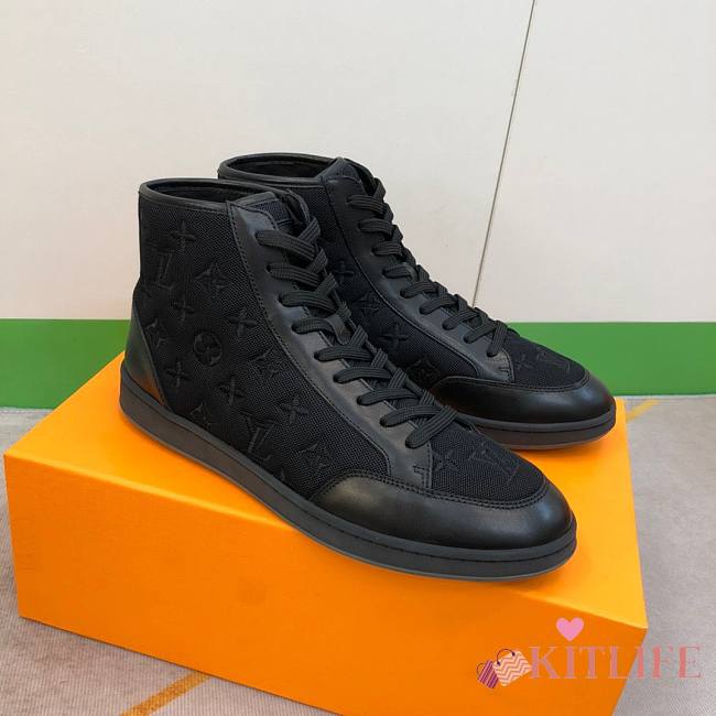 Kitlife Louis Vuitton Men Sneaker Black  - 1