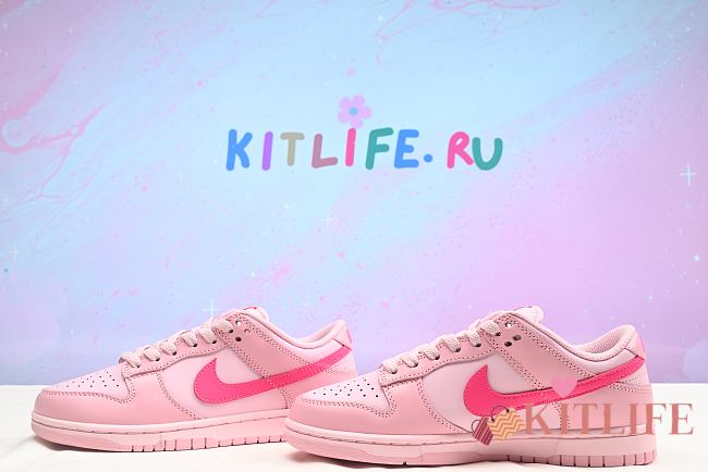 Kitlife Nike Dunk Low Triple Pink Sneaker - 1