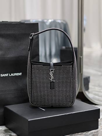 KITLIFE SAINT LAURENT TASCHE LE 5 A 7 BLACK - 23 X 22 X 8.5 cm