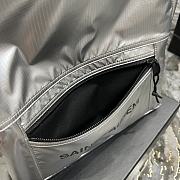 KITLIFE YSL NUXX BACKPACK IN NYLON GREY - 32 X 37 X 6 cm - 5
