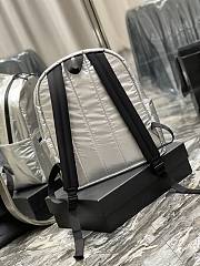 KITLIFE YSL NUXX BACKPACK IN NYLON GREY - 32 X 37 X 6 cm - 4