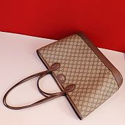 Kitlife GUCCI Ophidia Gg Supreme Tote Bag beige  - 38.5 x 28.5 x 15 cm - 6