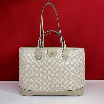 Kitlife GUCCI Ophidia Gg Supreme Tote Bag Cream - 38.5 x 28.5 x 15 cm