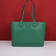 Kitlife GUCCI Ophidia Gg Supreme Tote Bag Green- 38.5 x 28.5 x 15 cm - 5