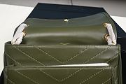 kitlife Saint Laurent Khaki Leather Medium Niki Green - 28 x 20 x 8.5 cm - 6