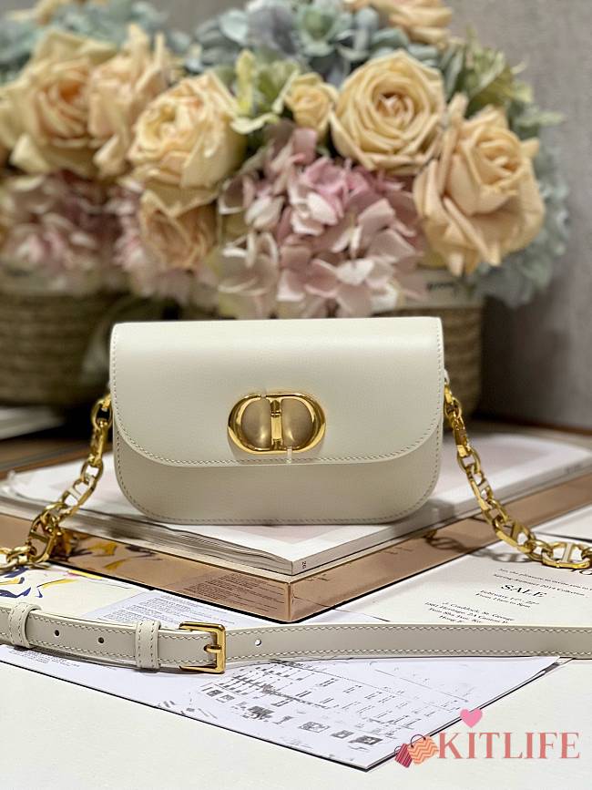Kitlife 30 Montaigne Avenue White Dior Oblique Jacquard - 18 x 4.5 x 10 cm - 1