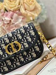 Kitlife 30 Montaigne Avenue Blue Dior Oblique Jacquard - 18 x 4.5 x 10 cm - 2