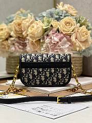 Kitlife 30 Montaigne Avenue Blue Dior Oblique Jacquard - 18 x 4.5 x 10 cm - 3