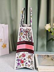 Kitlife DIOR BOOK TOTE flower SS 2023 - 42 X 36 X 18 cm - 2