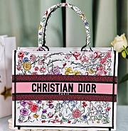 Kitlife DIOR BOOK TOTE flower SS 2023 -36 X 27 X 16 cm - 1