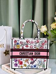 Kitlife DIOR BOOK TOTE flower SS 2023 - 26.5 x 21 x 14 cm - 4